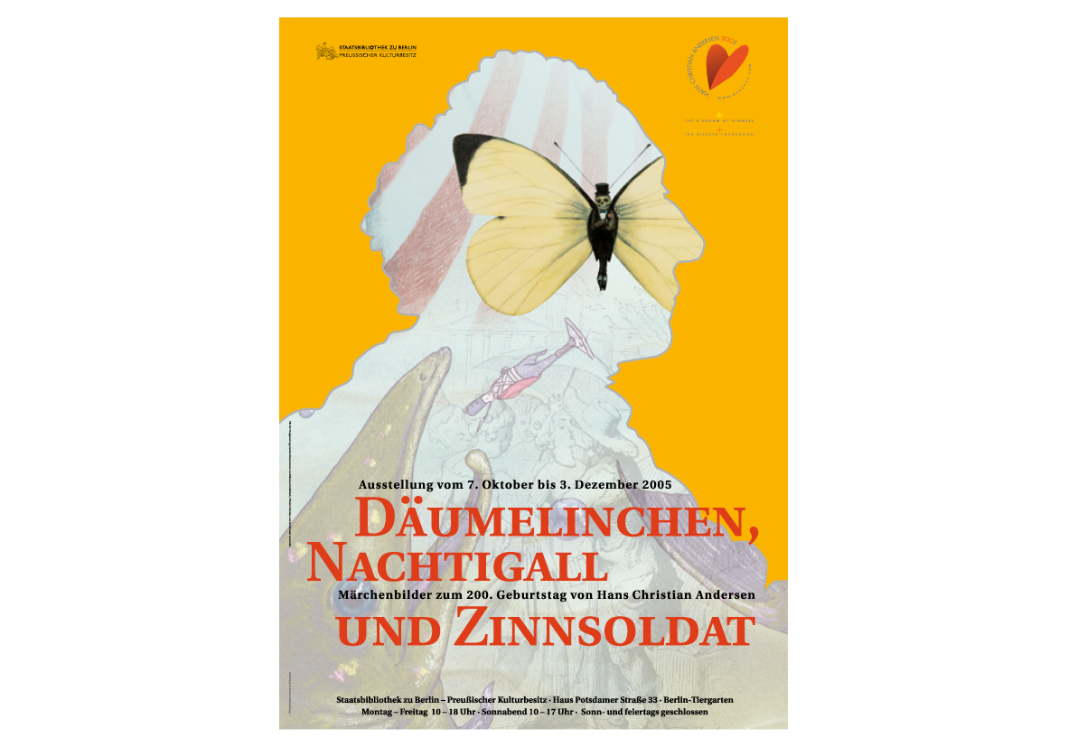 Plakat für die Sonderausstellung der Staatsbibliothek zu Berlin